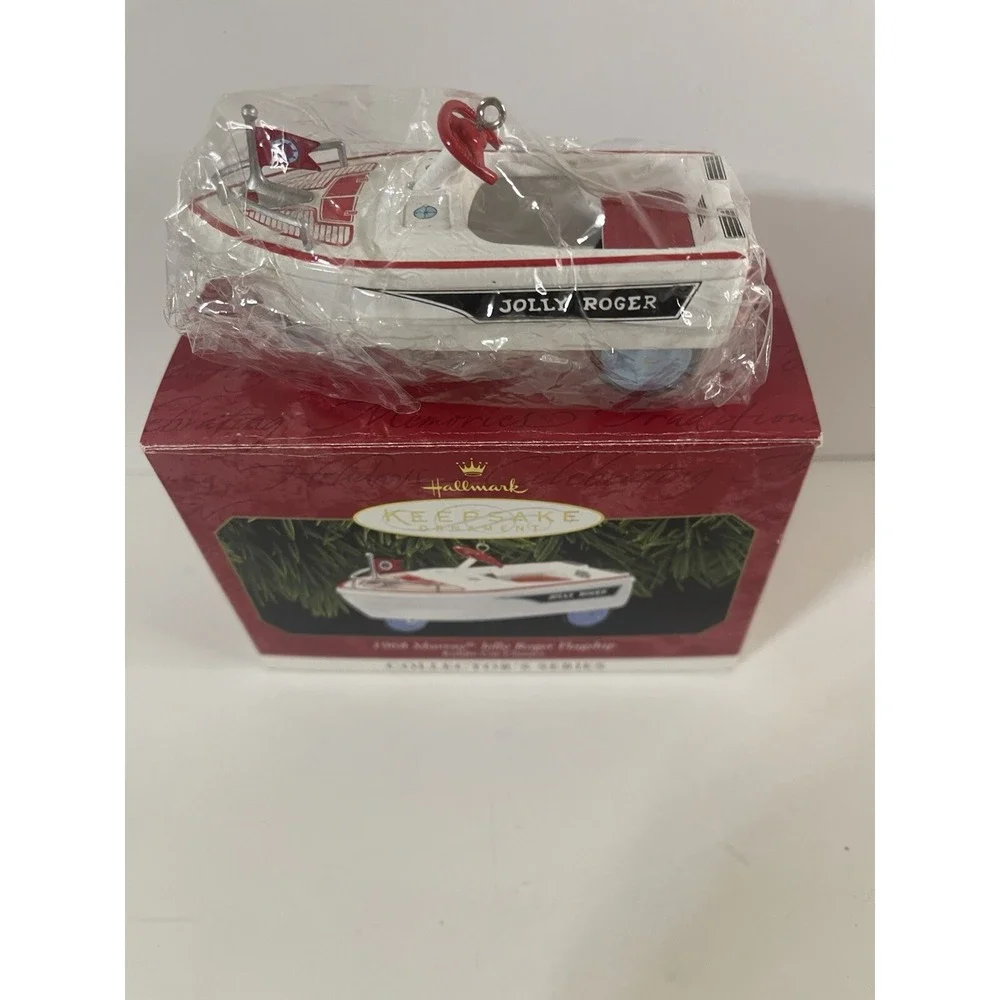 Hallmark Keepsake Ornament~1968 Murray Jolly‎ Roger Flagship~6th in Series~1999